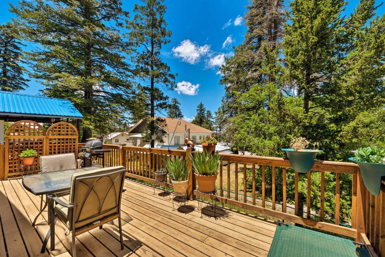 Cabin With Deck 3 Mi To Ski Cloudcroft And Hiking Exterior foto